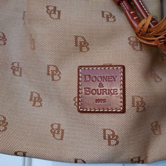 Dooney & Bourke Signature Drawstring Bucket Bag - Picture 11 of 14